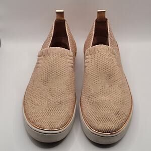 Michael Kors Juno Knit Slip On Sneakers Rose Gold Size 8